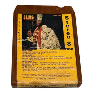 Elvis Presley Pure Gold 8 Track Tape Cartridge ANS1 0971 1975